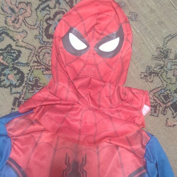 RUBIES MARVEL AVENGERS SPIDER-MAN COSTUME and mask SIZE large 10-12 - Picture 4 of 8